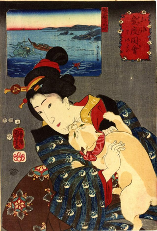 Illustration for article titled Cats Make for Wonderful Japanese Art